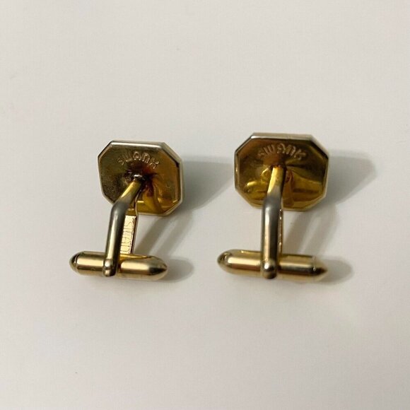 Vintage Swank Cufflinks and Tuxedo Shirt Studs - Picture 8 of 14